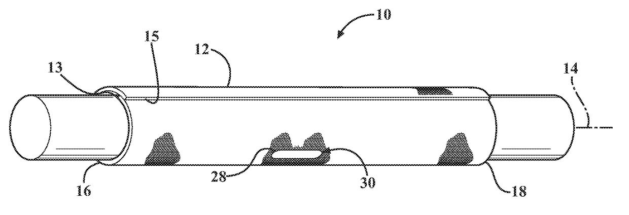 Braided textile sleeve with integrated opening and self-sustaining expanded and contracted states and method of construction thereof