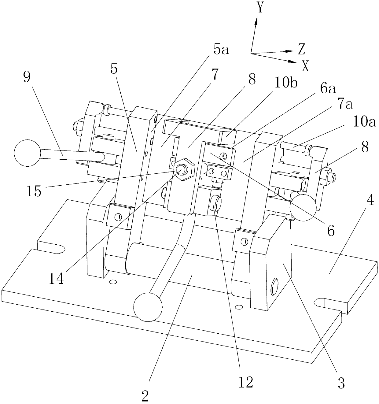 Special fixture for knife edge angle square repair