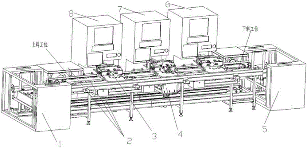 Instrument vibration testing system and application thereof