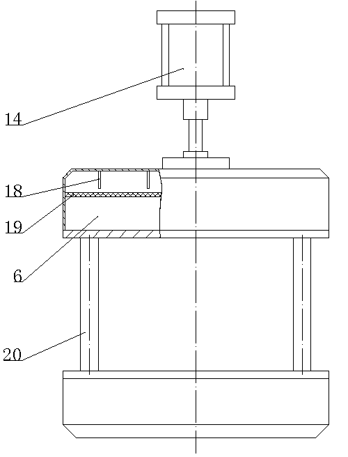 Heating device for preparing fiber-reinforced polymer-based composite material