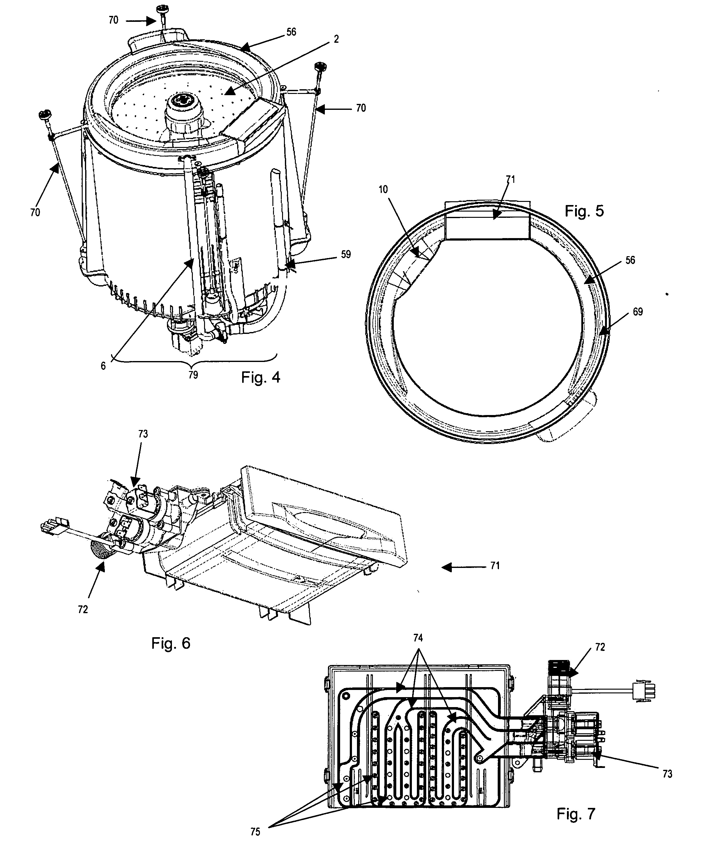 Washing machine and textile washing and rinsing method