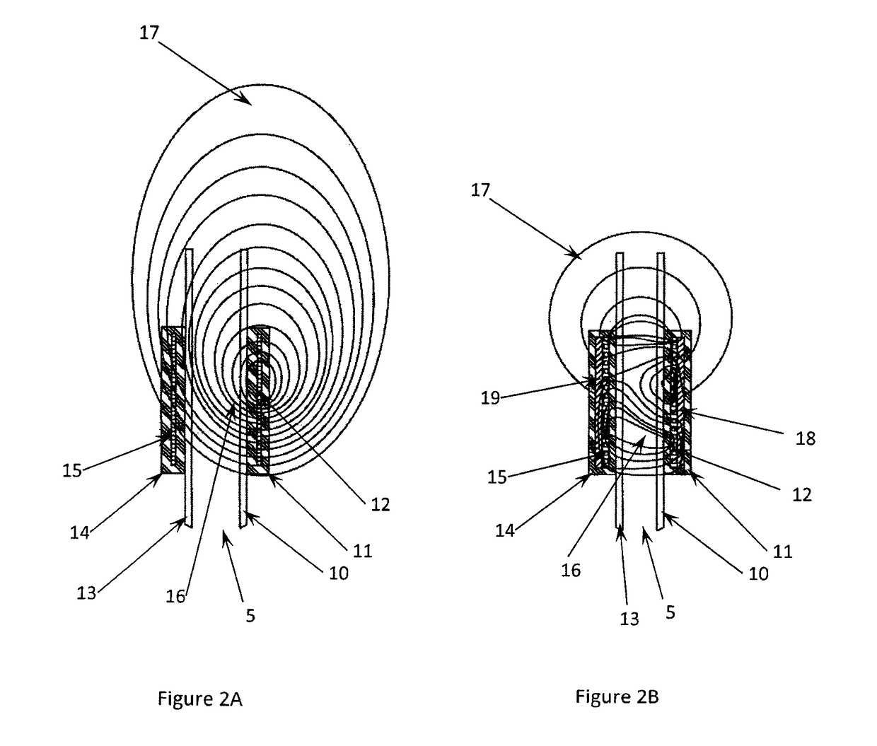 Inductively coupled wireless power and data for a garment via a dongle