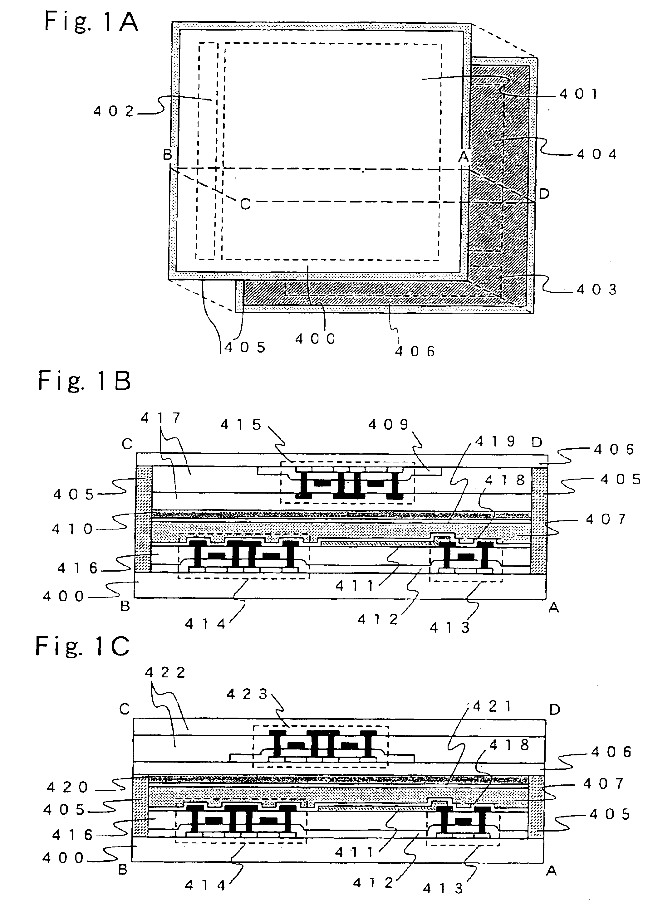 Active matrix display device and manufacturing method thereof