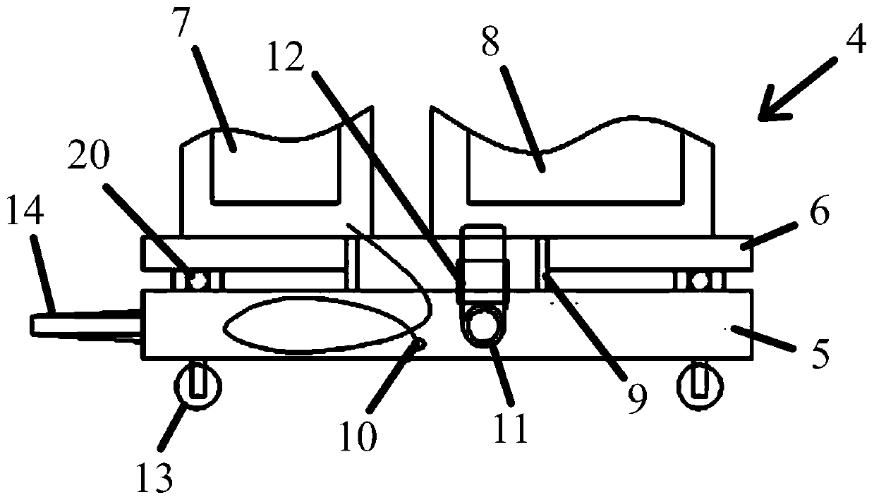 Fire extinguishing robot for valve hall and valve hall fire extinguishing system