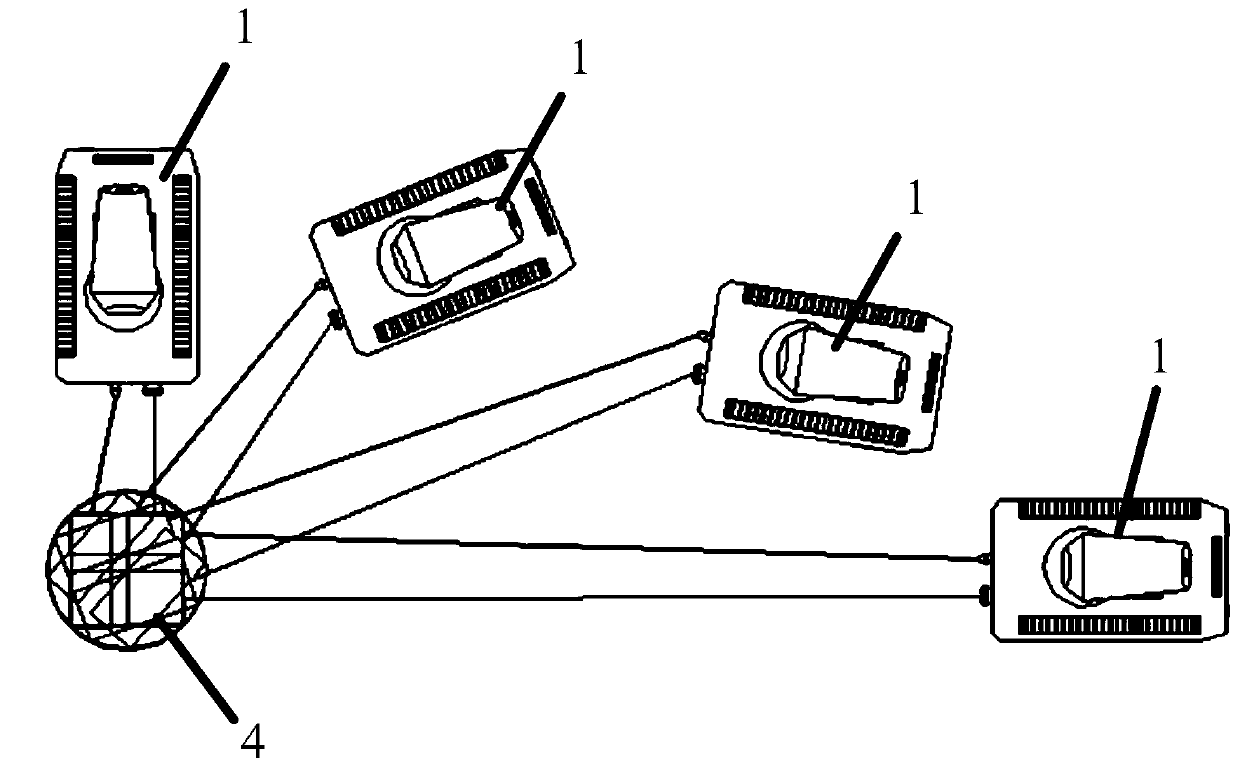 Fire extinguishing robot for valve hall and valve hall fire extinguishing system