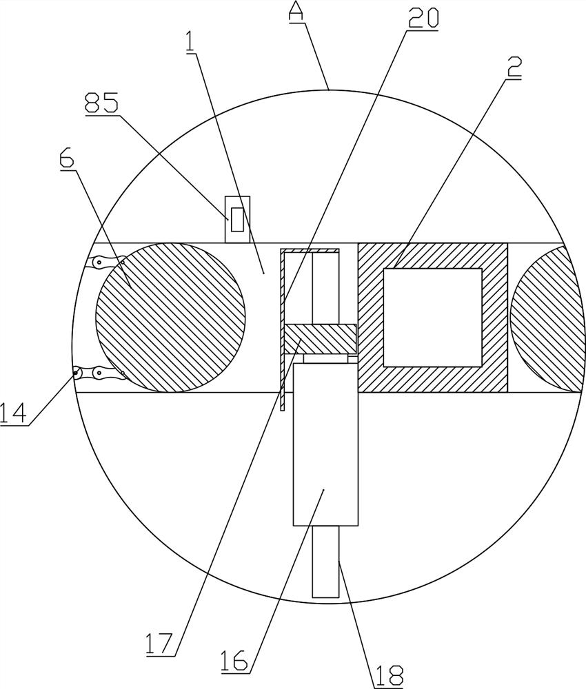 High-speed precise rock wool push plate mechanism