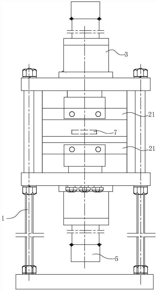 Bending machine for a plate welding seam