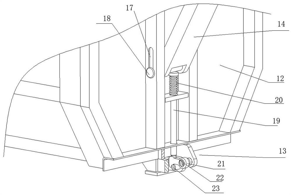 Self-unloading type bulk material air rail transportation rail car