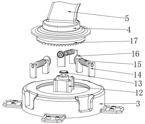 Guide wire leading-in device for cardiac interventional therapy