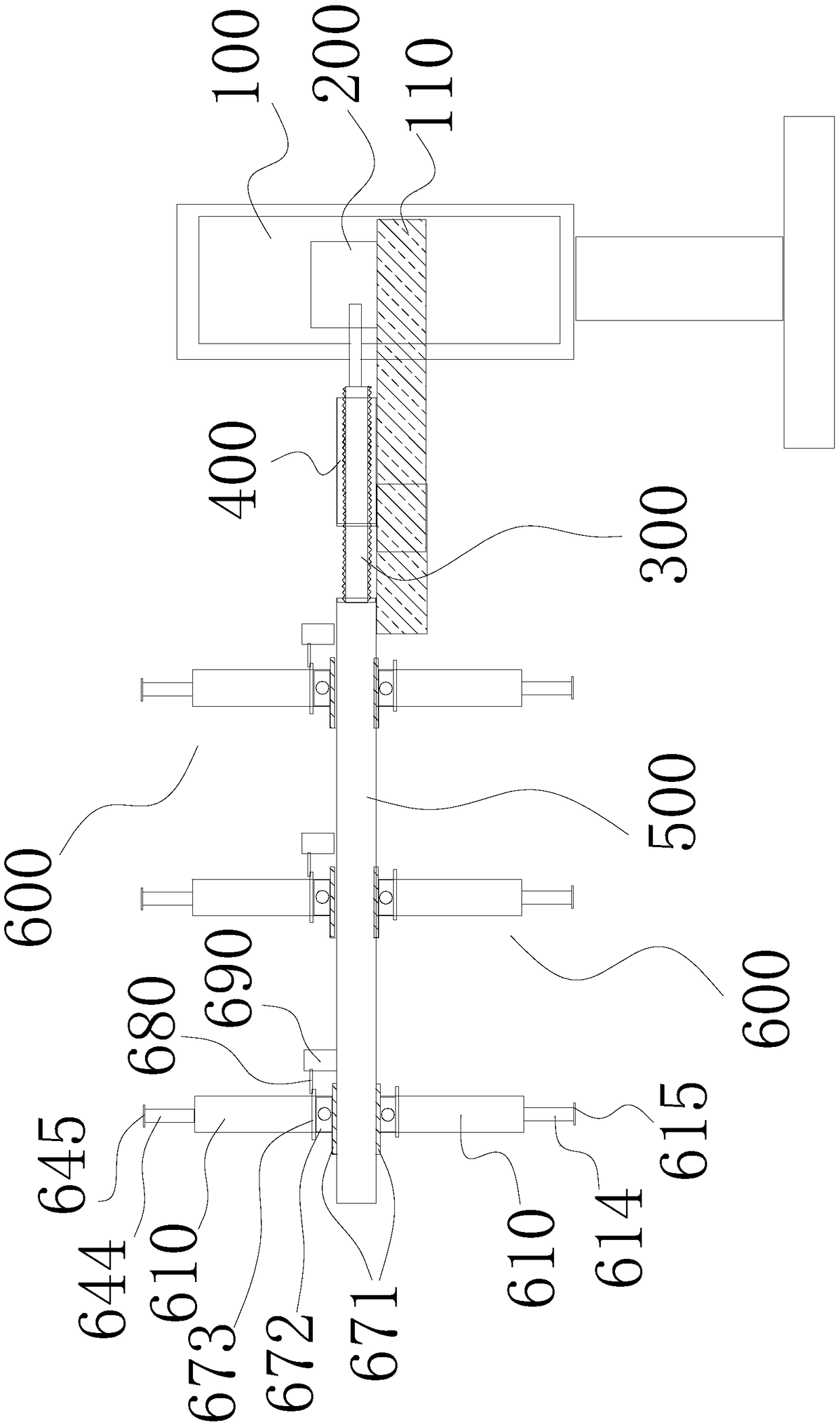 Six-dimensional reinforcement cage supporting and adjusting device