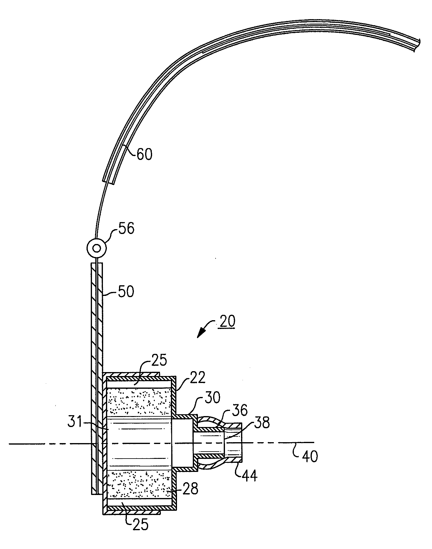 Semi-insert hearing protector having a helmholtz-type resonator