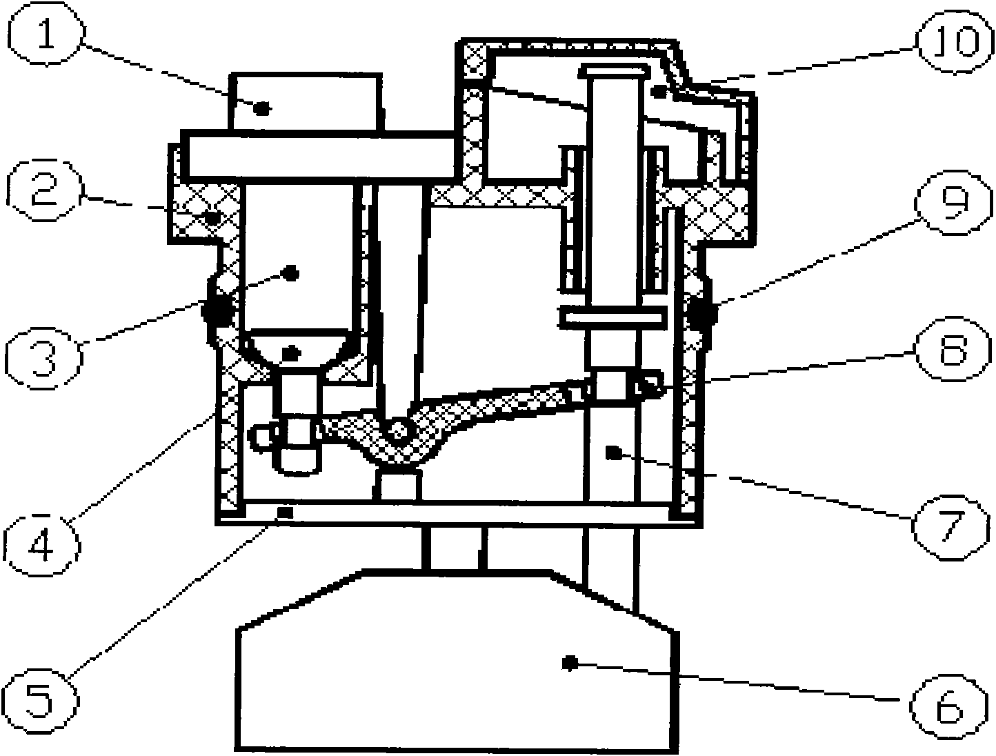 Battery liquid-filling valve