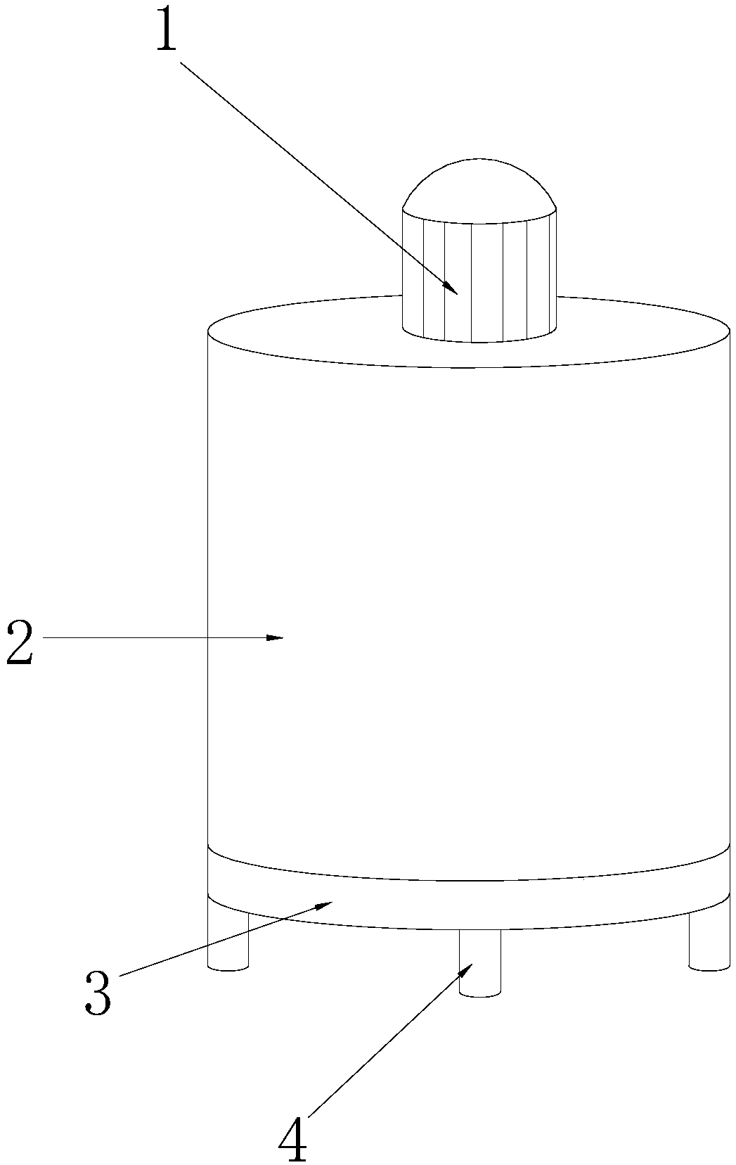 Cement mixing device for bridge construction