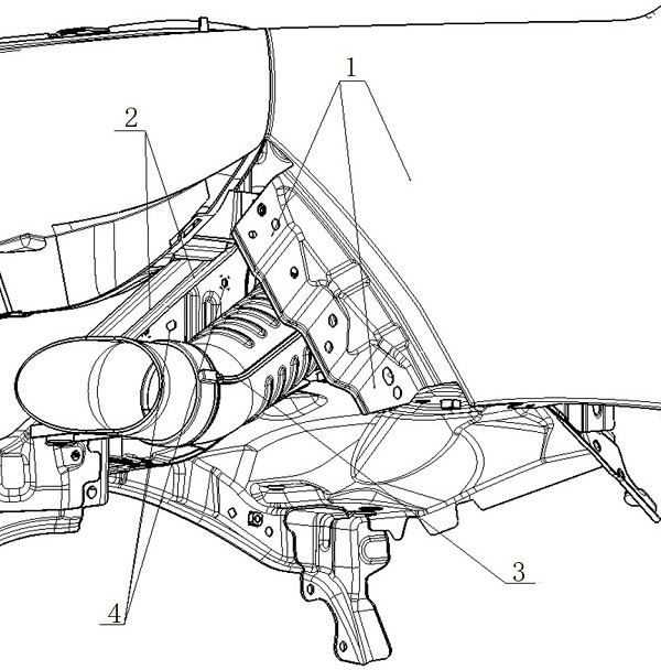 Aluminum alloy fender mounting bracket design method and mounting bracket