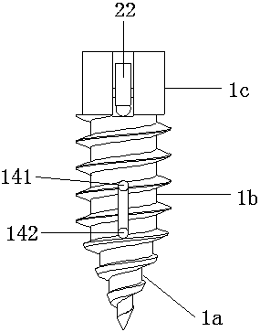 A threaded anchor