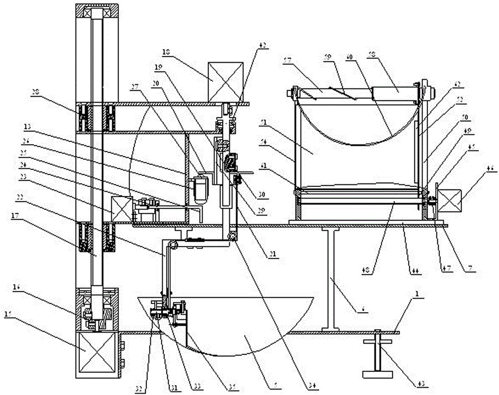 Numerically-controlled full-automatic dish frying device