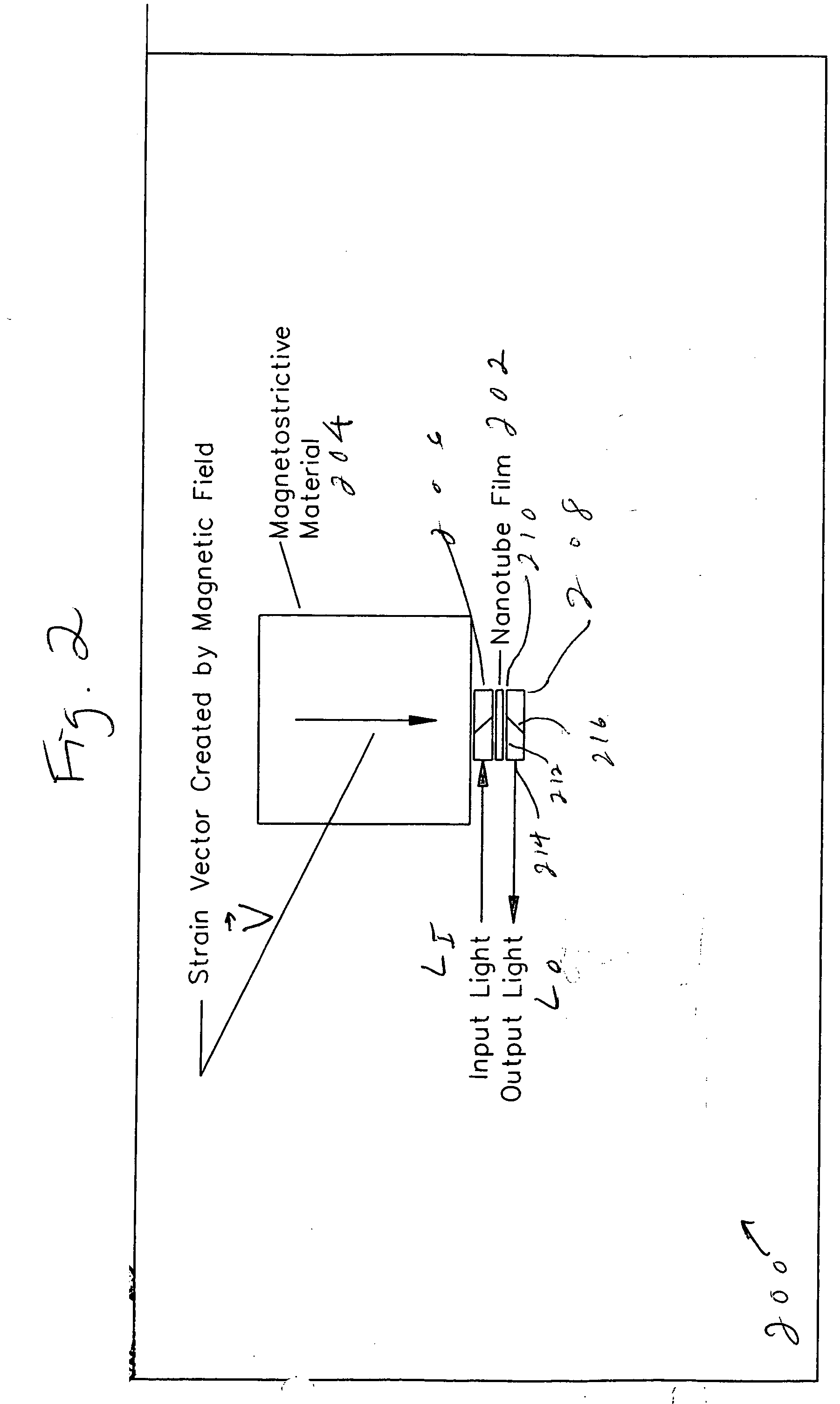 Passive optical sensor using carbon nanotubes