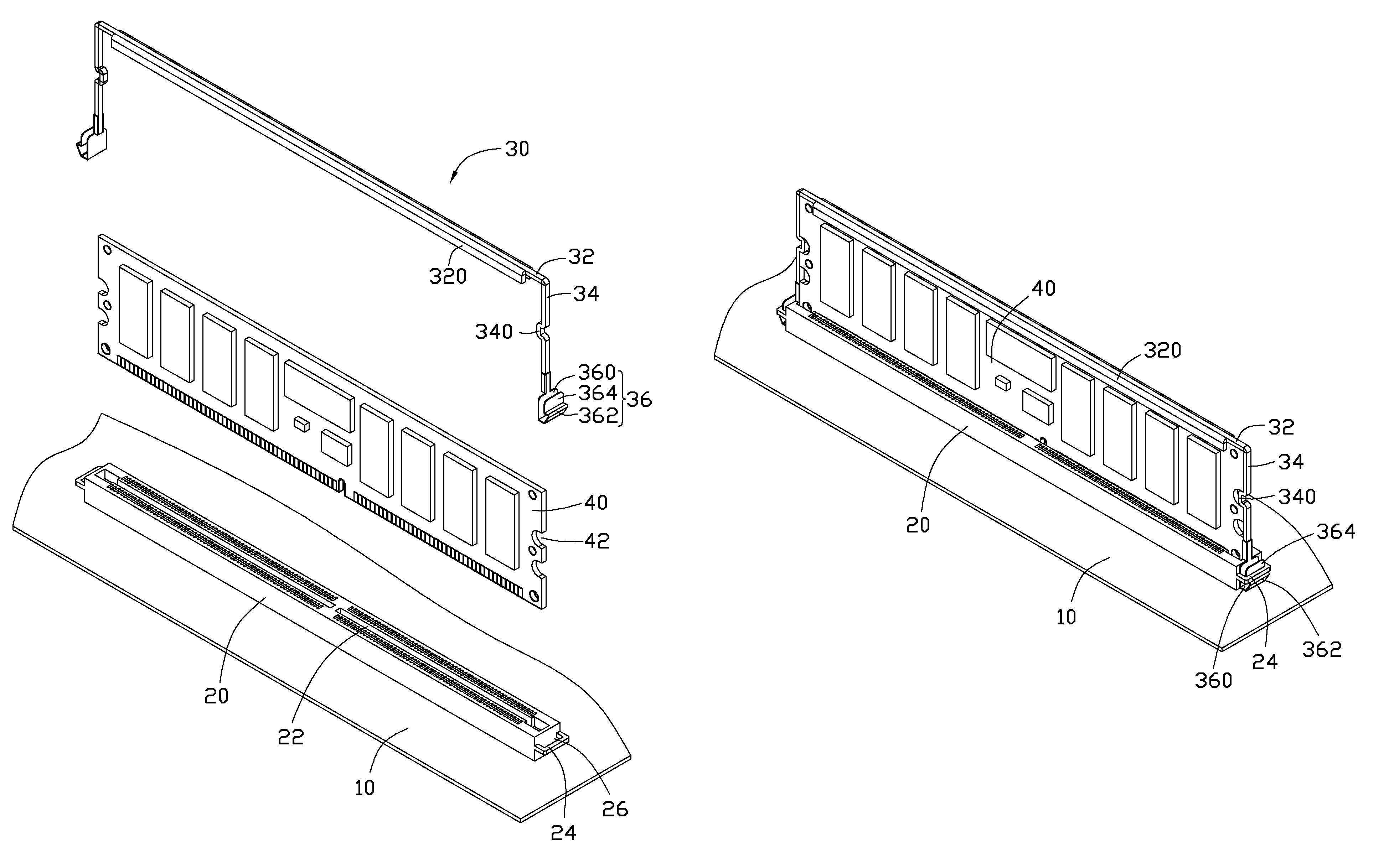 Mounting apparatus for memory card