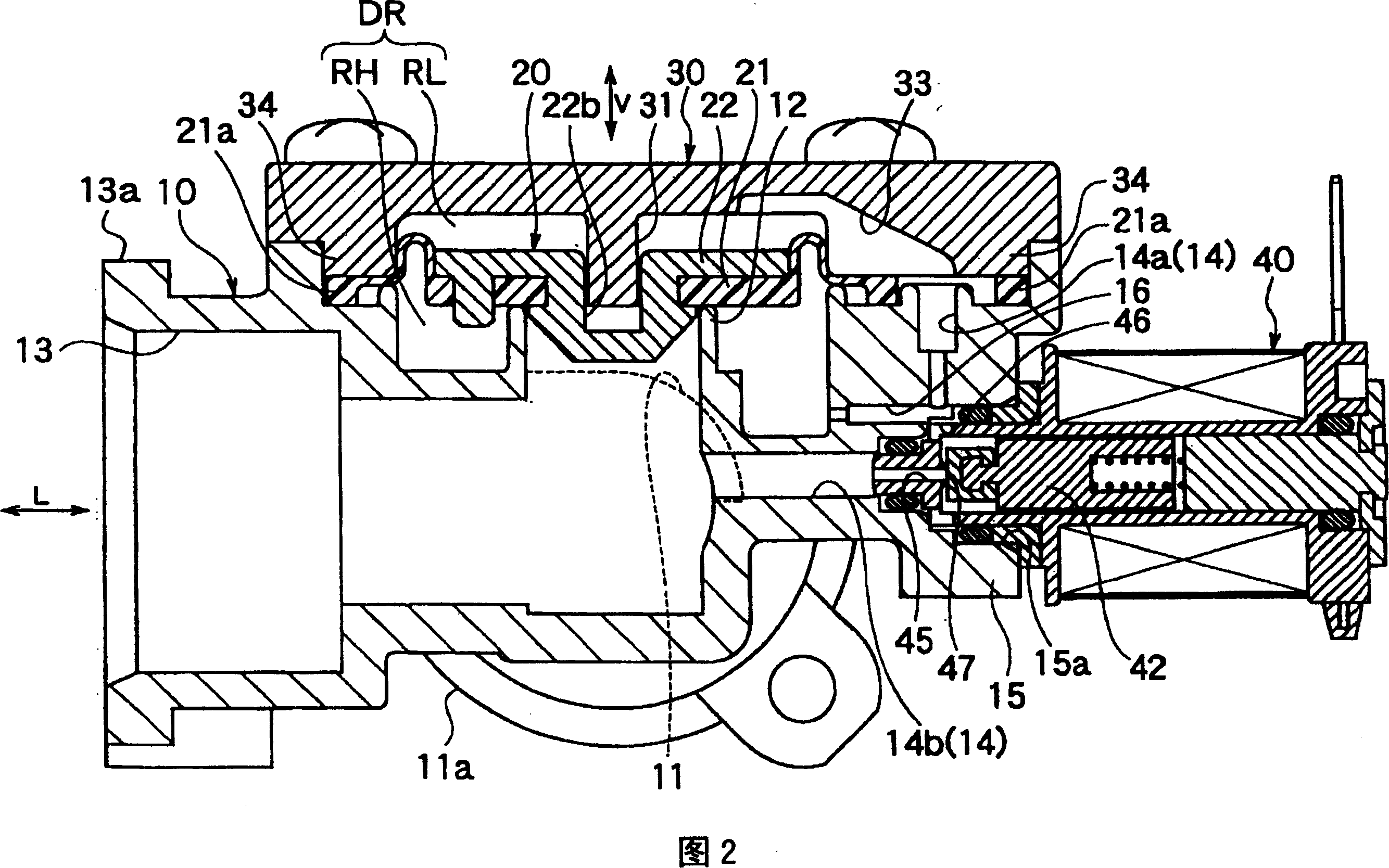 Fluid valve device