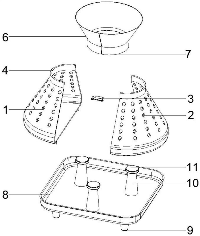 A planting device for dense planting and root control of small shrub plants