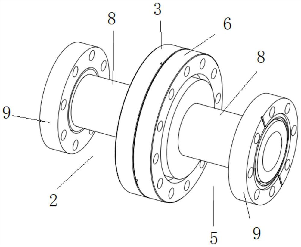 Detachable nested composite superconducting cavity