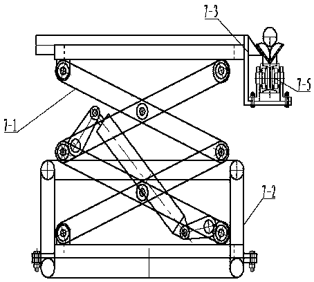 Comprehensive well mouth operating device for workover treatment