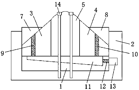 Novel embedded PVC speed bump with drainage function