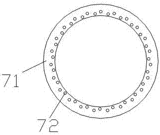 Forming device for seamless outer protective tube for high-density polyethylene prefabricated directly-buried elbow and forming technology thereof