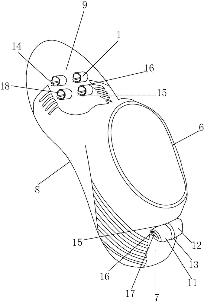 Knitted integrated shoe with knitted tapes and knitting technology of shoe