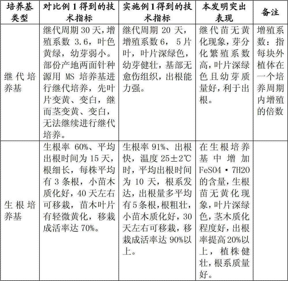 Zanthoxylum nitidum tissue culture medium