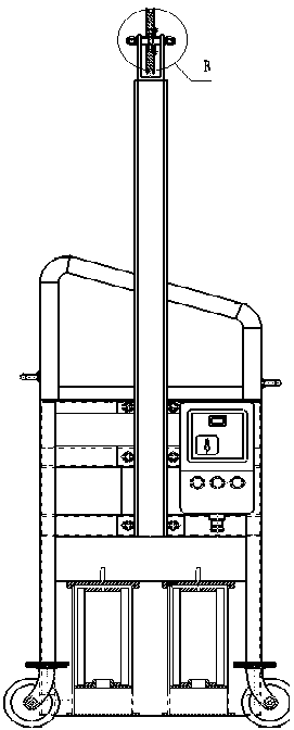 Bearing, shaft box and accessory washing device and method