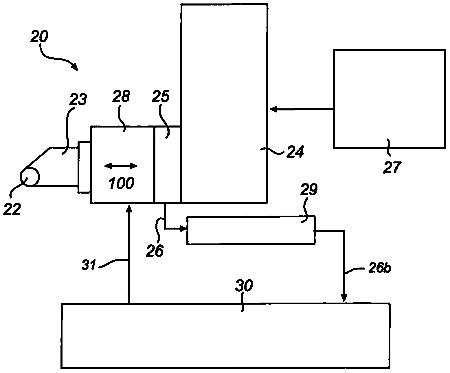 In-process compensation of machining operation and machine arrangement