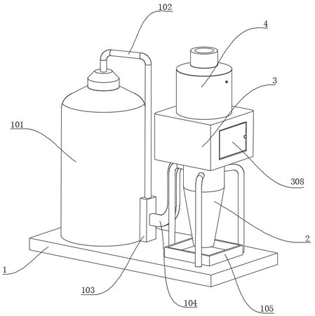 A boiler flue gas waste heat recovery and utilization device