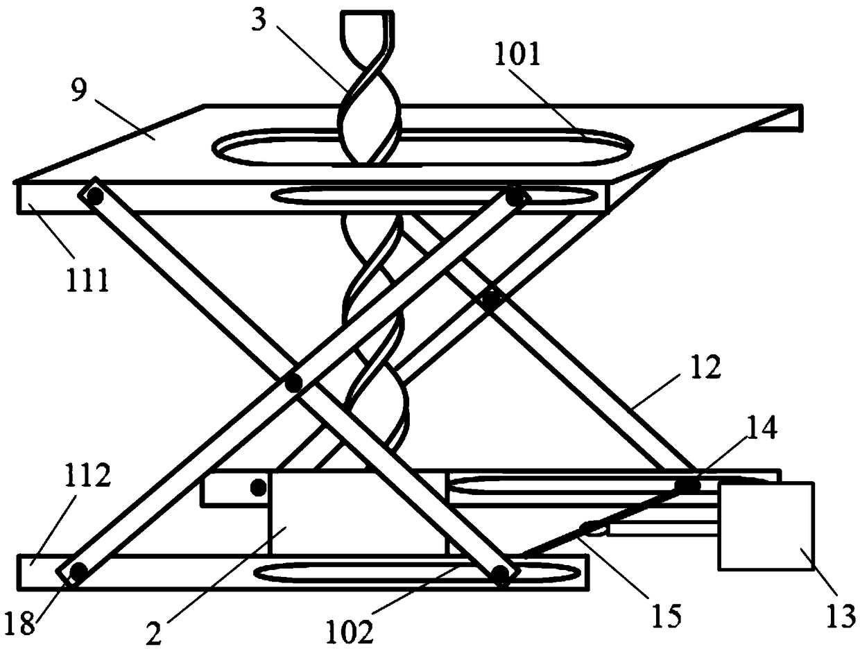 All-directional sprinkling irrigation device for agricultural hydraulic engineering