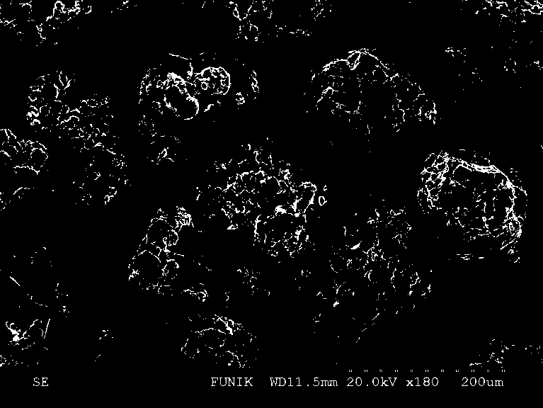 Process for preparing aluminum-glass-coated cubic boron nitride by using dry powder hierarchical packing method