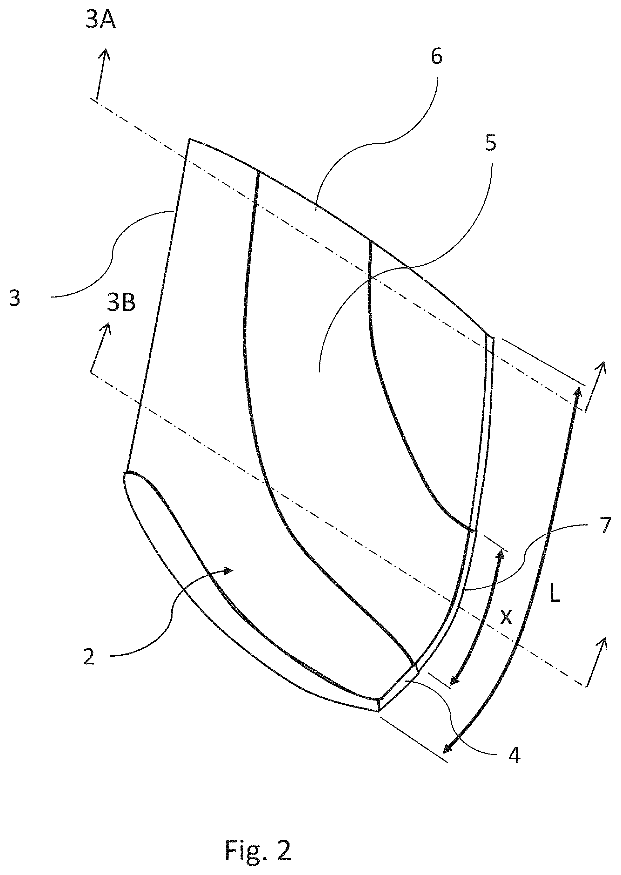 Radial flow runner for a hydraulic machine