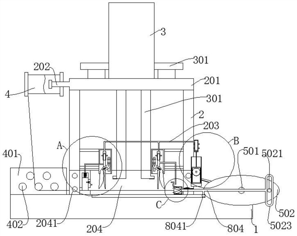 Automatic line cutting machine for ear line, and line cutting method for automatic line cutting machine