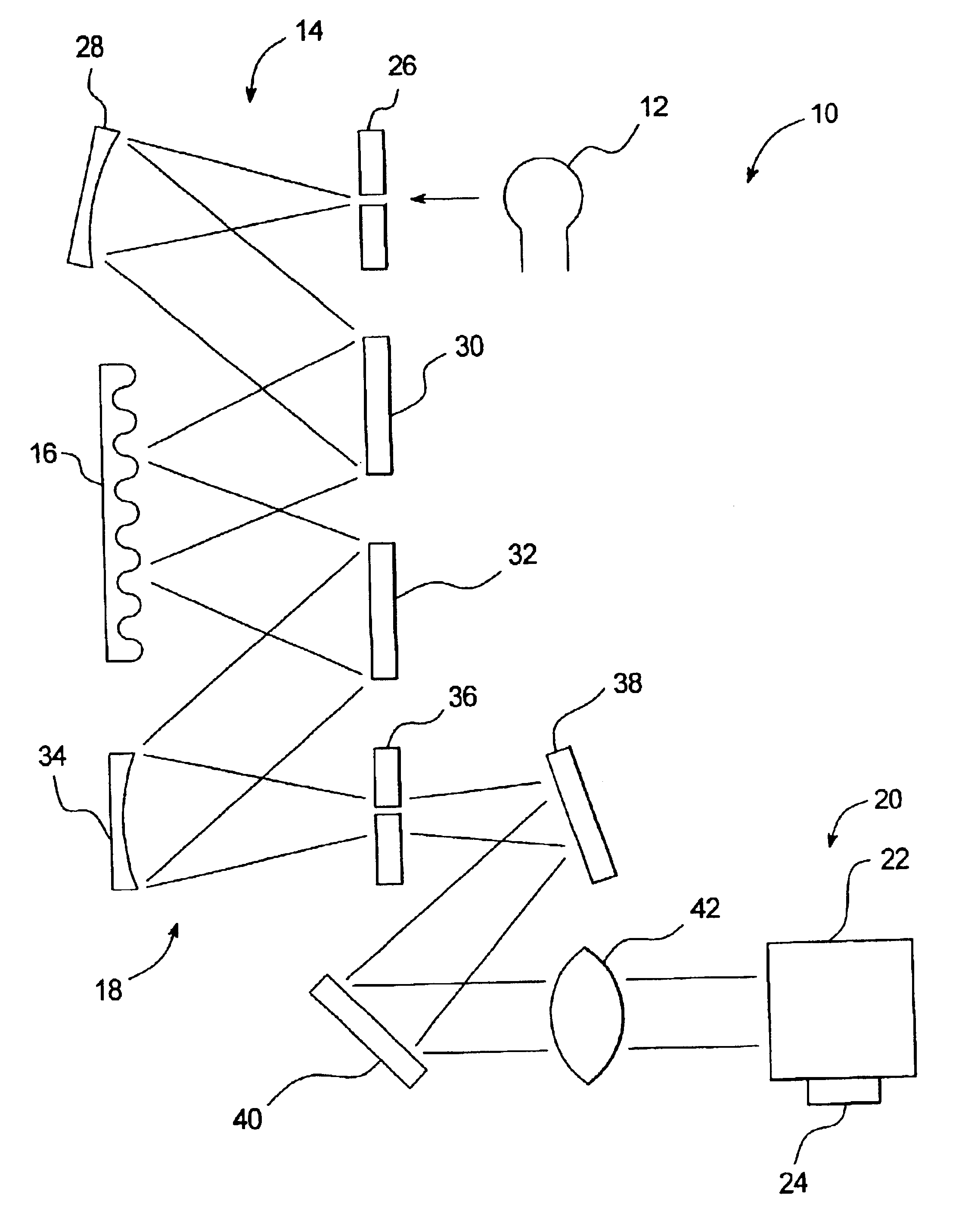 Programmable diffraction grating sensor