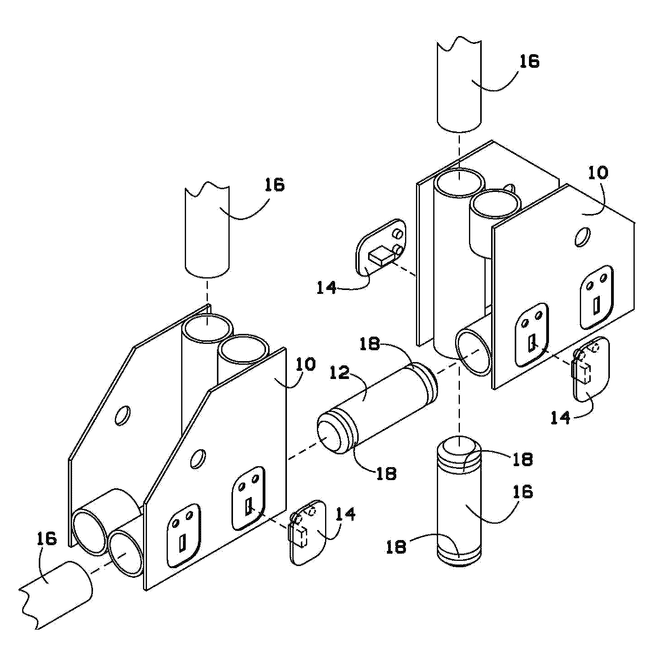 Interlocking joint system for emergency structures