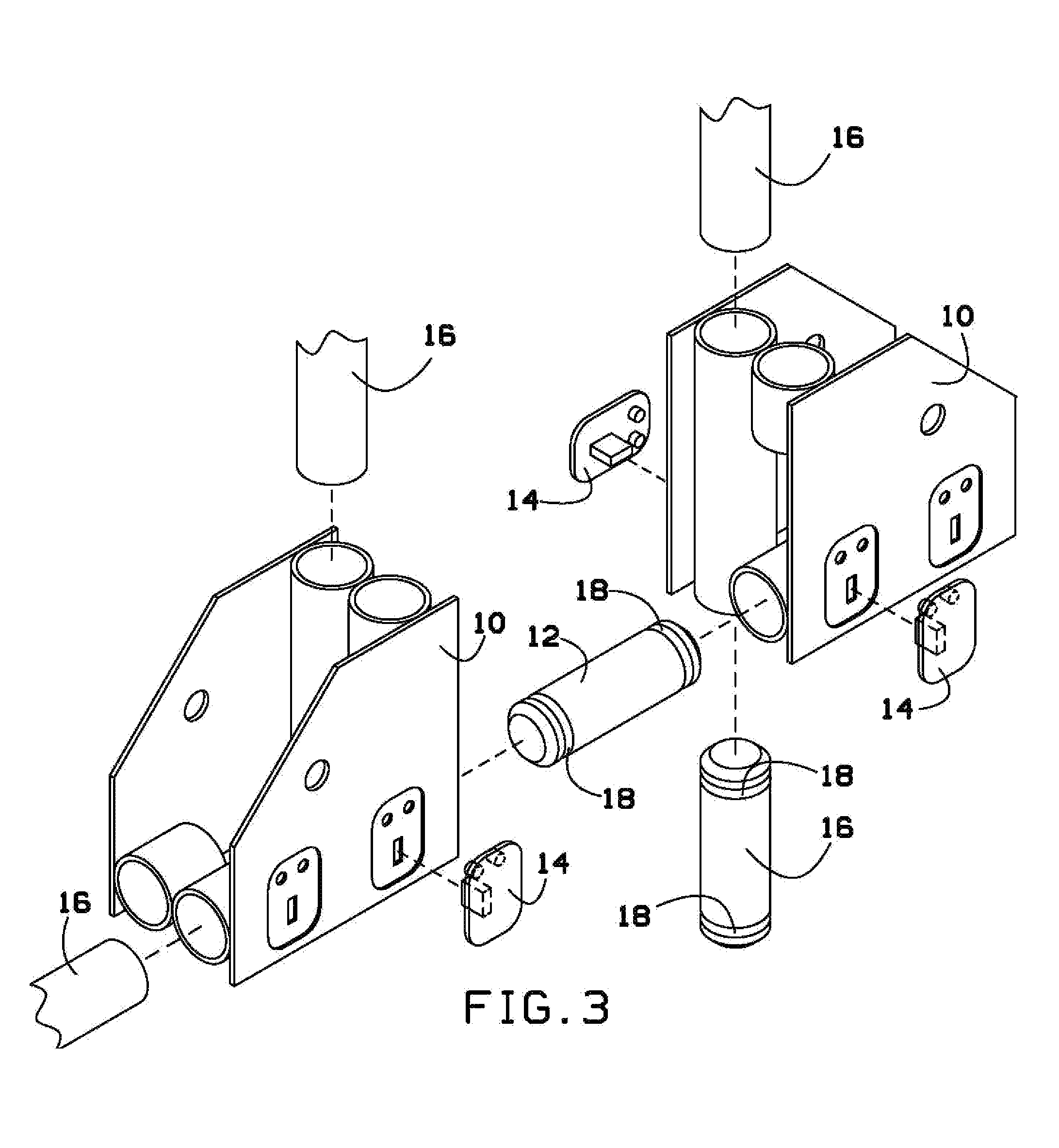 Interlocking joint system for emergency structures