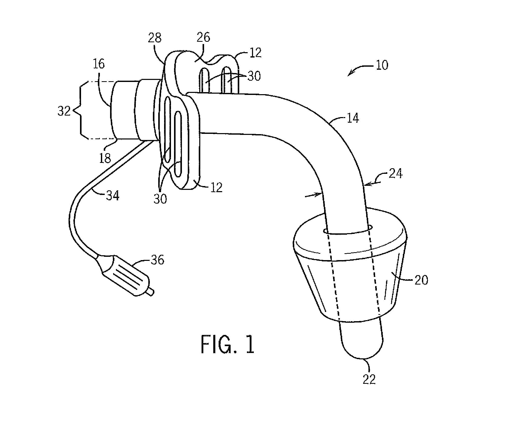 Tracheal tube with customizable flanges