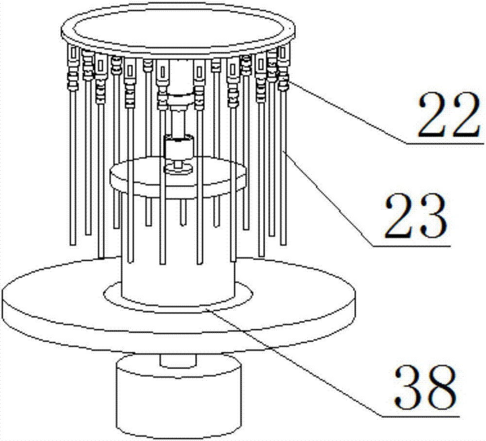 Device for comprehensively activating bacteria by laser and optical fiber