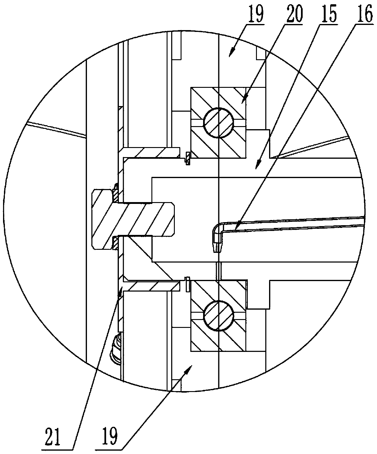 Speed-increasing impeller for wind power generation