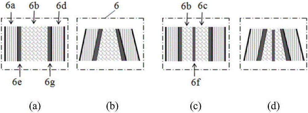 Ultrasonic testing method used for composite material foaming structures