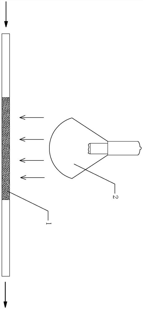 Planar tubular continuous flow-photocatalytic oxidation degradation water treatment device, system and method