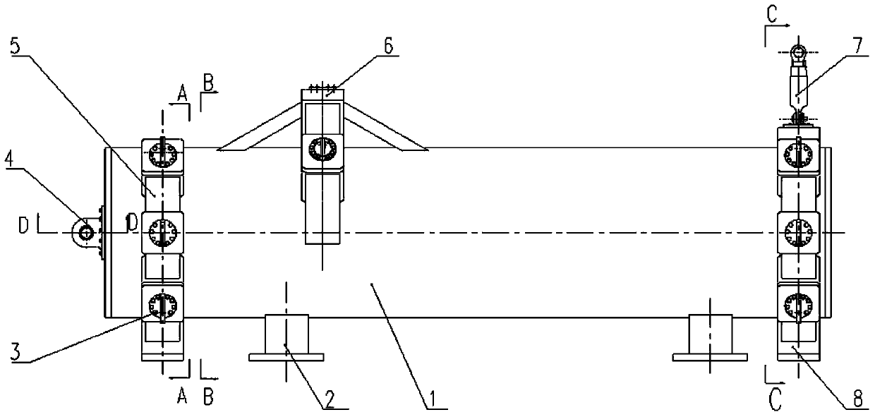 Motor substitution equipment for static force test of airplane wing