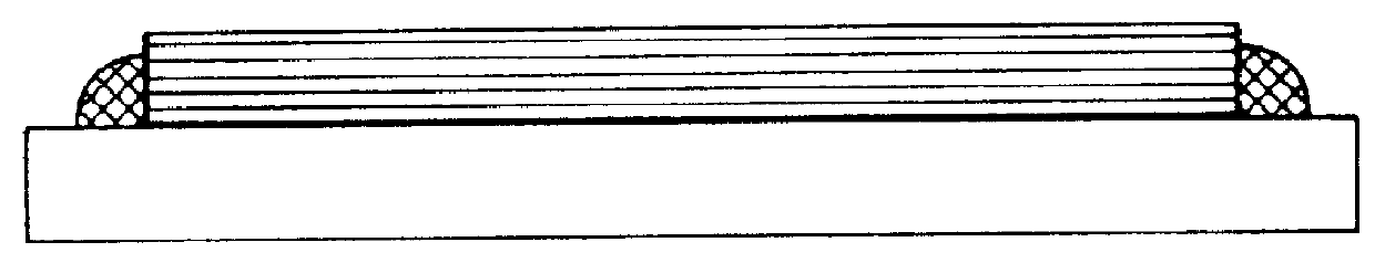 Fixed vacuum insulation panel