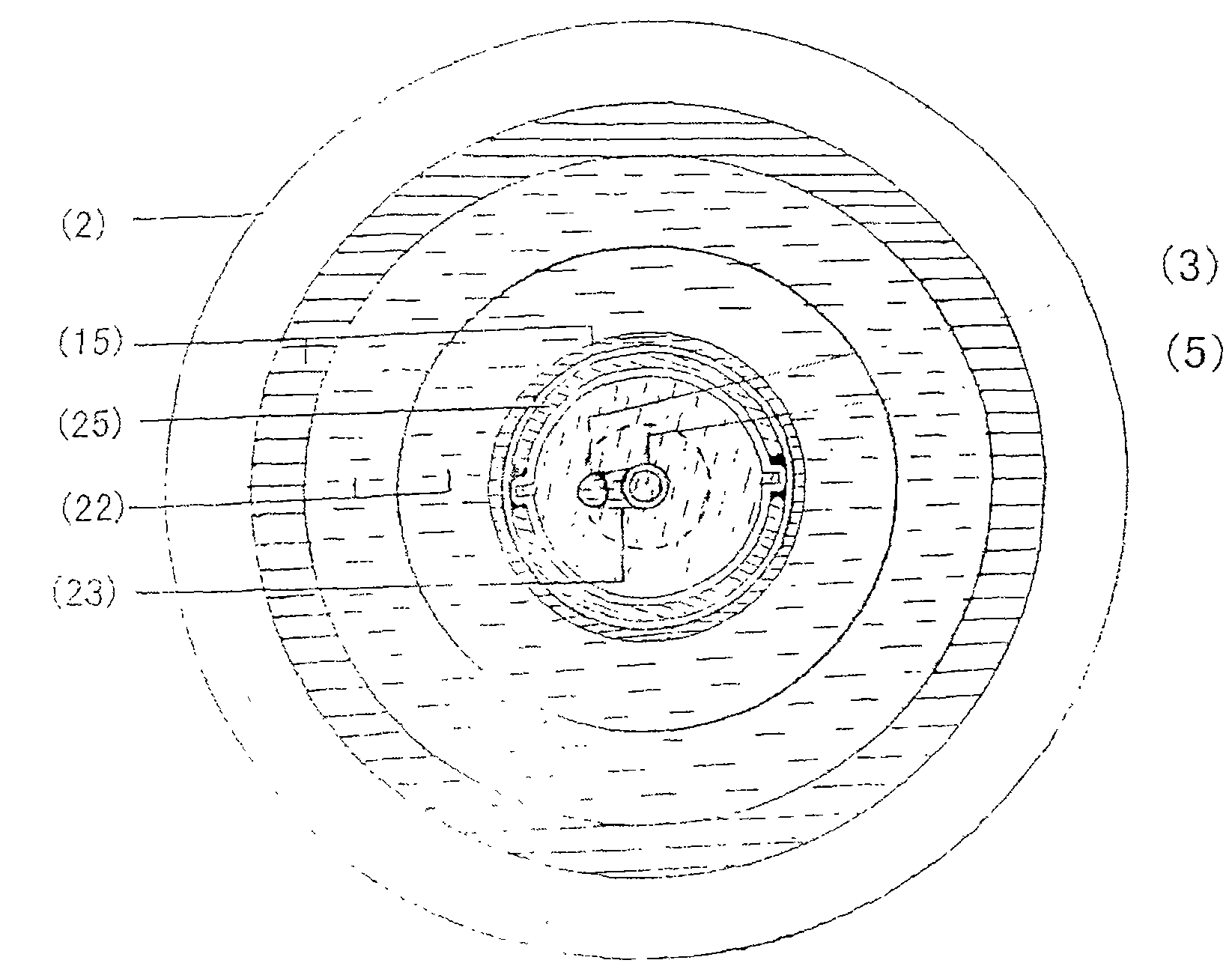 Flying saucer in shape of tai chi