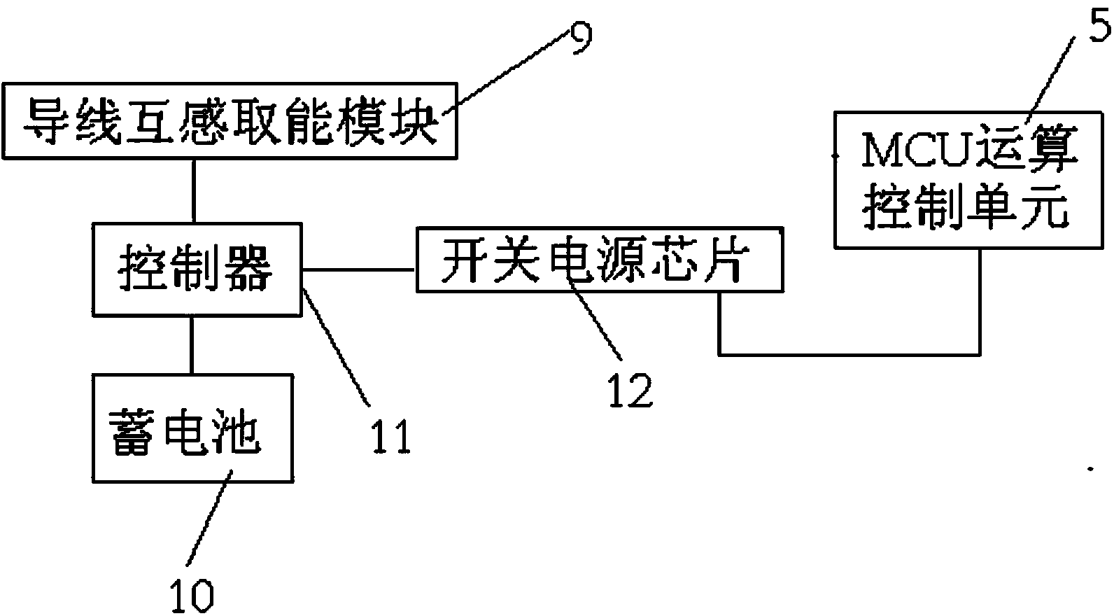 Optical fiber-based power transmission conductor aeolian vibration monitoring digital sensor and monitoring method