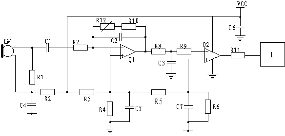 Internet-of-Things alarm device for monitoring door opening sounds of automobile